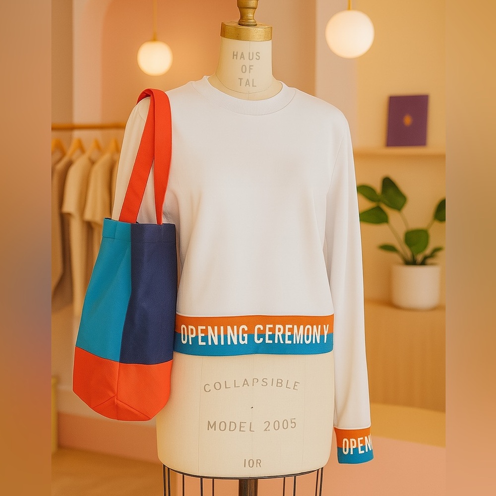 Opening Ceremony White Top with FREE OC Tote